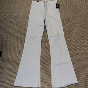 Brand new, never with Joe's Jeans White Flare Distressed Women Jeans